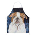 Starry Night English Bulldog Apron Cooking Kitchen Server Baking Crafts Gardening for Adult Women Men, Unisex, Large, Multicolor