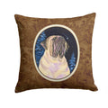 Starry Night Mastiff Decorative Throw Pillow 14x14 Indoor Outdoor Accent Cushion, Fabric Cover with Insert for Sofa, Bed, Porch & Living Room