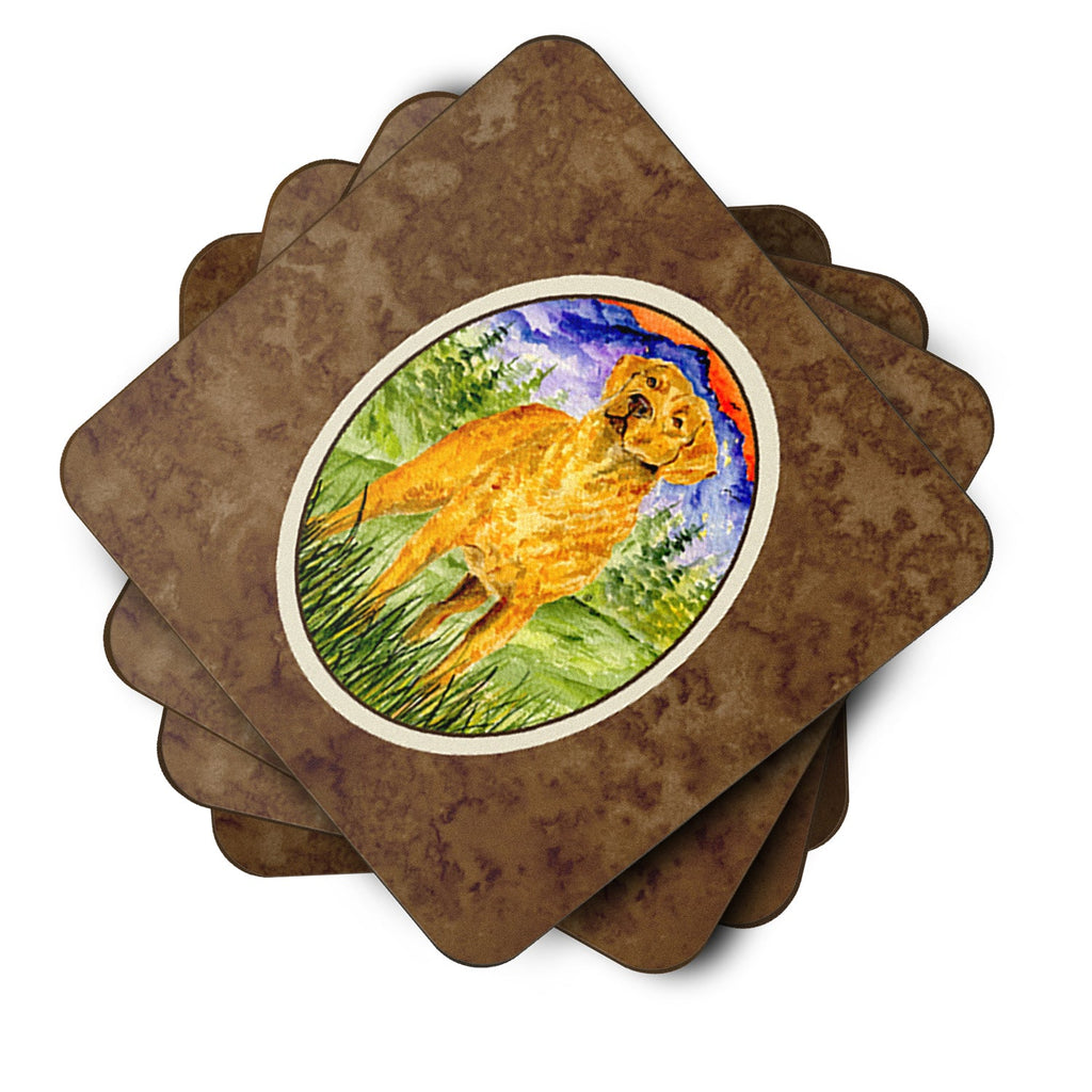 Chesapeake Bay Retriever Foam Coasters Set of 4 Cup Coasters for Indoor Outdoor, Tabletop Protection, Anti Slip, Mouse pad Material