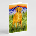 Chesapeake Bay Retriever Greeting Cards Pack of 8 Blank Cards with Envelopes Whimsical A7 Size 5x7