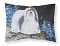 Starry Night Havanese Standard Pillowcase Lightweight Super Soft Easy Care Decorative Artwork Pillowcase, Standard