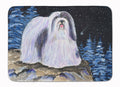Starry Night Havanese Memory Foam Kitchen Mat Machine Washable Anti-Fatigue Cushion Comfort Bath or Kitchen Rug