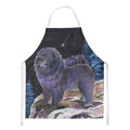 Starry Night Chow Chow Apron Cooking Kitchen Server Baking Crafts Gardening for Adult Women Men, Unisex, Large, Multicolor