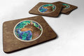Doberman Foam Coasters Set of 4 Cup Coasters for Indoor Outdoor, Tabletop Protection, Anti Slip, Mouse pad Material