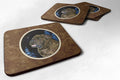 Starry Night Mastiff Foam Coasters Set of 4 Cup Coasters for Indoor Outdoor, Tabletop Protection, Anti Slip, Mouse pad Material