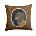 Starry Night Mastiff Decorative Throw Pillow 14x14 Indoor Outdoor Accent Cushion, Fabric Cover with Insert for Sofa, Bed, Porch & Living Room