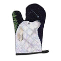 Starry Night Great Pyrenees Oven Mitt Heat Resistant Thick Oven Mitt for Hot Pans and Oven, Kitchen Mitt Protect Hands, Cooking Baking Glove
