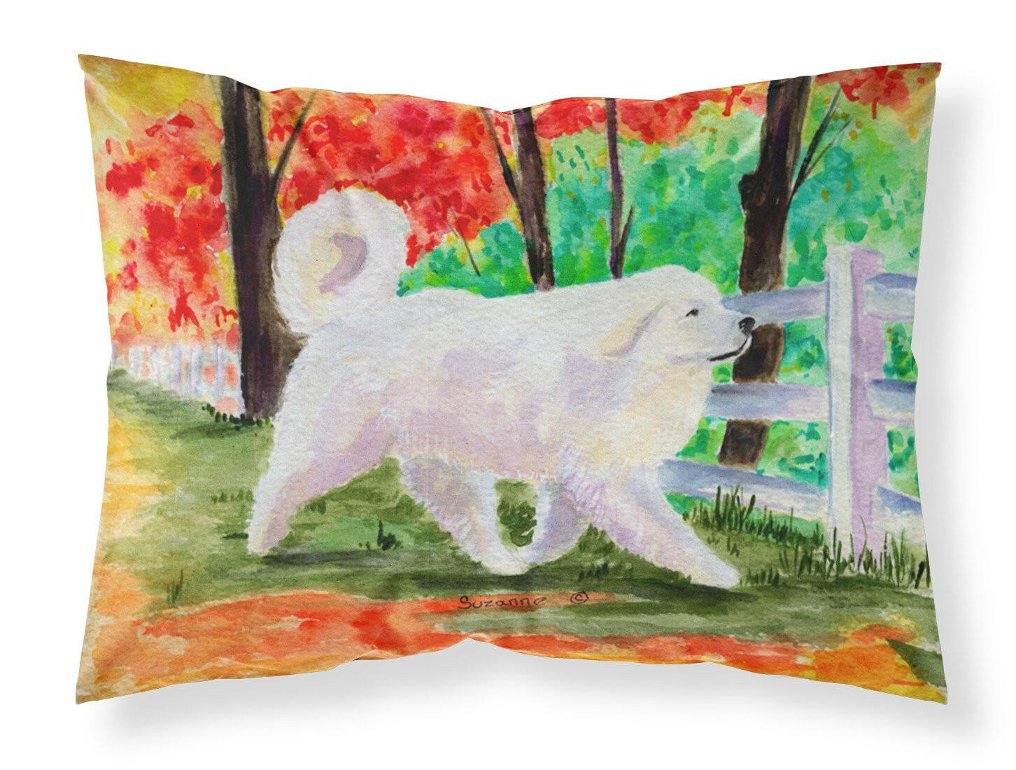 Great Pyrenees Standard Pillowcase Lightweight Super Soft Easy Care Decorative Artwork Pillowcase, Standard