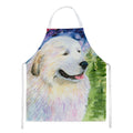 Great Pyrenees Apron Cooking Kitchen Server Baking Crafts Gardening for Adult Women Men, Unisex, Large, Multicolor