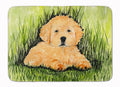Golden Retriever Memory Foam Kitchen Mat Machine Washable Anti-Fatigue Cushion Comfort Bath or Kitchen Rug