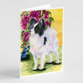 Papillon Greeting Cards Pack of 8 Blank Cards with Envelopes Whimsical A7 Size 5x7