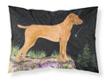 Starry Night Vizsla Standard Pillowcase Lightweight Super Soft Easy Care Decorative Artwork Pillowcase, Standard