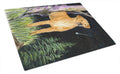 Starry Night Rhodesian Ridgeback Cutting Board Tempered Glass Kitchen Cutting Surface, Heat Resistant Chopping, Non-Slip Feet, Food Prep & Serving