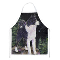 Starry Night Karelian Bear Dog Apron Cooking Kitchen Server Baking Crafts Gardening for Adult Women Men, Unisex, Large, Multicolor