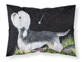 Starry Night Dandie Dinmont Terrier Standard Pillowcase Lightweight Super Soft Easy Care Decorative Artwork Pillowcase, Standard