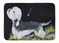 Starry Night Dandie Dinmont Terrier Memory Foam Kitchen Mat Machine Washable Anti-Fatigue Cushion Comfort Bath or Kitchen Rug
