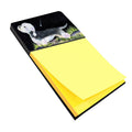 Starry Night Dandie Dinmont Terrier Watercolor Sticky Note Holder Refillable Dispenser Desk Accessory 3x3 Pad Gift