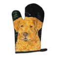 Starry Night Chesapeake Bay Retriever Oven Mitt Heat Resistant Thick Oven Mitt for Hot Pans and Oven, Kitchen Mitt Protect Hands, Cooking Baking Glove