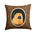 Starry Night Chow Chow Decorative Throw Pillow 14x14 Indoor Outdoor Accent Cushion, Fabric Cover with Insert for Sofa, Bed, Porch & Living Room