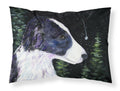 Starry Night Border Collie Standard Pillowcase Lightweight Super Soft Easy Care Decorative Artwork Pillowcase, Standard