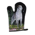 Starry Night Scottish Deerhound Oven Mitt Heat Resistant Thick Oven Mitt for Hot Pans and Oven, Kitchen Mitt Protect Hands, Cooking Baking Glove