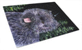 Starry Night Cairn Terrier Cutting Board Tempered Glass Kitchen Cutting Surface, Heat Resistant Chopping, Non-Slip Feet, Food Prep & Serving