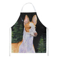 Starry Night Ibizan Hound Apron Cooking Kitchen Server Baking Crafts Gardening for Adult Women Men, Unisex, Large, Multicolor
