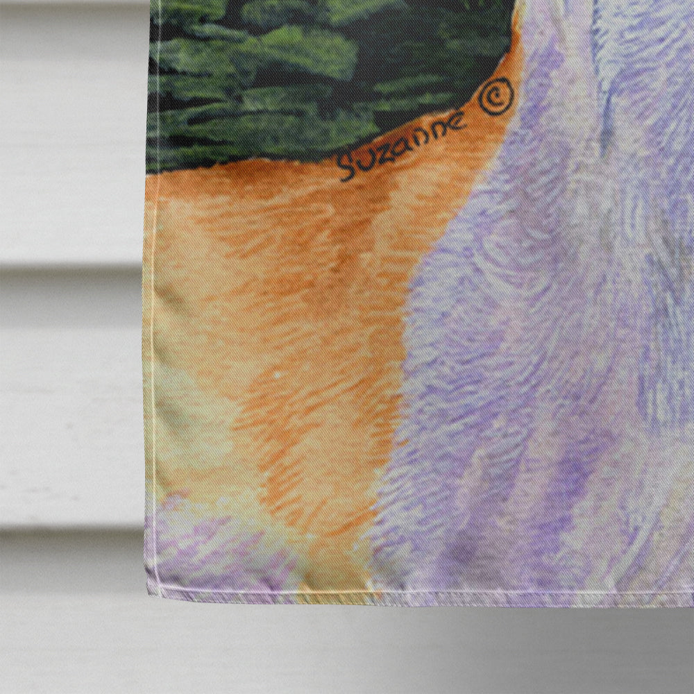 Starry Night Ibizan Hound House Flag 28x40 Porch Sleeve Pole Decorative Outside Yard Banner Artwork Wall Hanging, Polyester