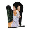 Starry Night Ibizan Hound Oven Mitt Heat Resistant Thick Oven Mitt for Hot Pans and Oven, Kitchen Mitt Protect Hands, Cooking Baking Glove