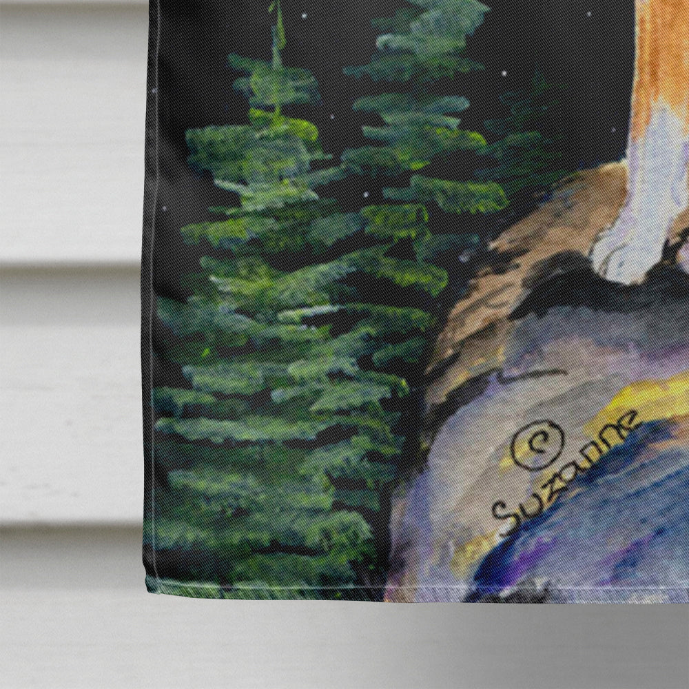 Starry Night Boxer House Flag 28x40 Porch Sleeve Pole Decorative Outside Yard Banner Artwork Wall Hanging, Polyester
