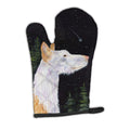 Starry Night Ibizan Hound Oven Mitt Heat Resistant Thick Oven Mitt for Hot Pans and Oven, Kitchen Mitt Protect Hands, Cooking Baking Glove
