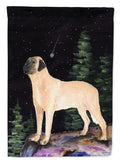 Starry Night Anatolian Shepherd House Flag 28x40 Porch Sleeve Pole Decorative Outside Yard Banner Artwork Wall Hanging, Polyester