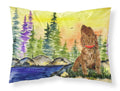 American Water Spaniel Standard Pillowcase Lightweight Super Soft Easy Care Decorative Artwork Pillowcase, Standard
