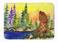 American Water Spaniel Memory Foam Kitchen Mat Machine Washable Anti-Fatigue Cushion Comfort Bath or Kitchen Rug