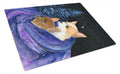 Starry Night Chihuahua Cutting Board Tempered Glass Kitchen Cutting Surface, Heat Resistant Chopping, Non-Slip Feet, Food Prep & Serving