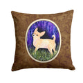 Starry Night Chihuahua Decorative Throw Pillow 14x14 Indoor Outdoor Accent Cushion, Fabric Cover with Insert for Sofa, Bed, Porch & Living Room