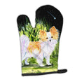 Starry Night Chihuahua Oven Mitt Heat Resistant Thick Oven Mitt for Hot Pans and Oven, Kitchen Mitt Protect Hands, Cooking Baking Glove
