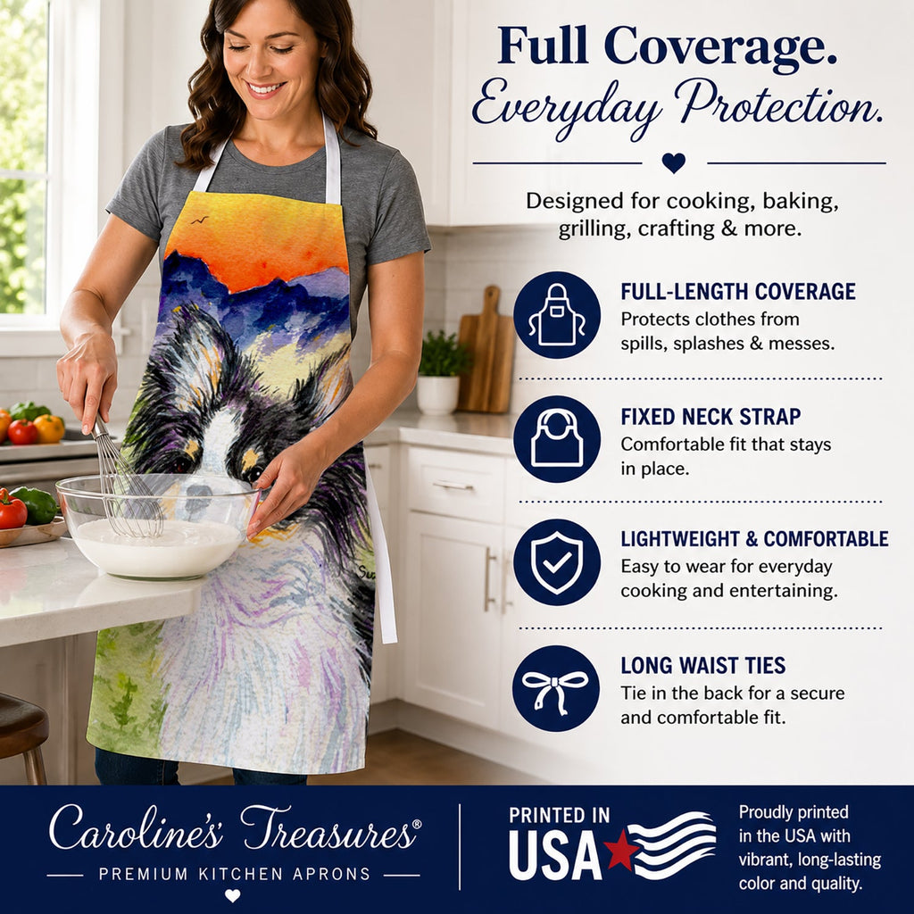 Chihuahua Apron Cooking Kitchen Server Baking Crafts Gardening for Adult Women Men, Unisex, Large, Multicolor
