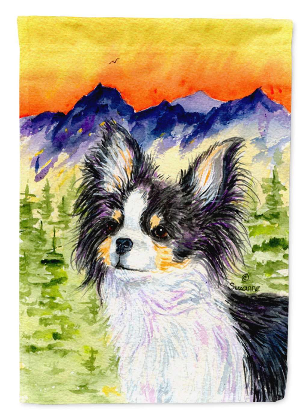 Chihuahua House Flag 28x40 Porch Sleeve Pole Decorative Outside Yard Banner Artwork Wall Hanging, Polyester