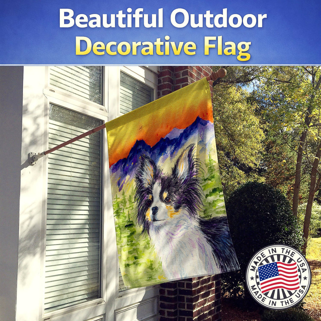 Chihuahua House Flag 28x40 Porch Sleeve Pole Decorative Outside Yard Banner Artwork Wall Hanging, Polyester