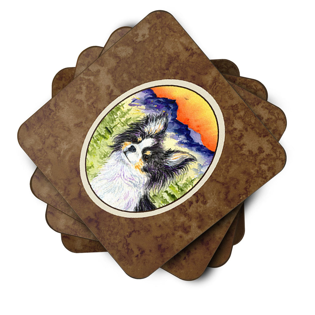 Chihuahua Foam Coasters Set of 4 Cup Coasters for Indoor Outdoor, Tabletop Protection, Anti Slip, Mouse pad Material