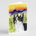Chihuahua Greeting Cards Pack of 8 Blank Cards with Envelopes Whimsical A7 Size 5x7