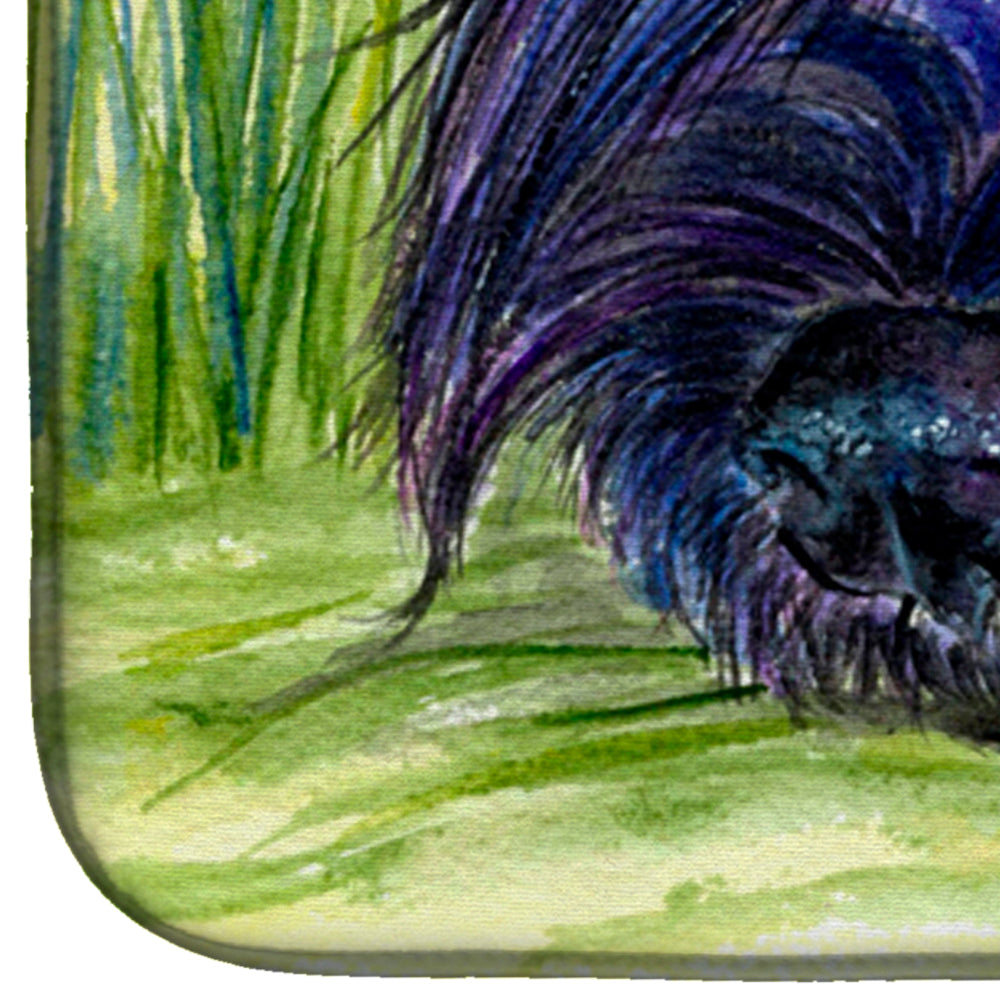 Briard Dish Drying Mat Absorbent Dish Drying Mat Pad for Kitchen Counter Dish Drainer Mat for Countertop, 14 x 21", Multicolor