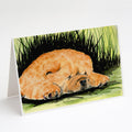 Chow Chow Greeting Cards Pack of 8 Blank Cards with Envelopes Whimsical A7 Size 5x7
