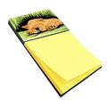 Chow Chow Watercolor Sticky Note Holder Refillable Dispenser Desk Accessory 3x3 Pad Gift