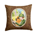 Lady driving with her Chow Chow Decorative Throw Pillow 14x14 Indoor Outdoor Accent Cushion, Fabric Cover with Insert for Sofa, Bed, Porch & Living Room