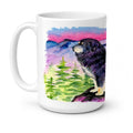Tibetan Mastiff Ceramic Coffee Mug 15 oz Decorative Large C Handle Mug Cup for Tea, Cocoa Hot Chocolate