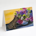 French Bulldog Greeting Cards Pack of 8 Blank Cards with Envelopes Whimsical A7 Size 5x7