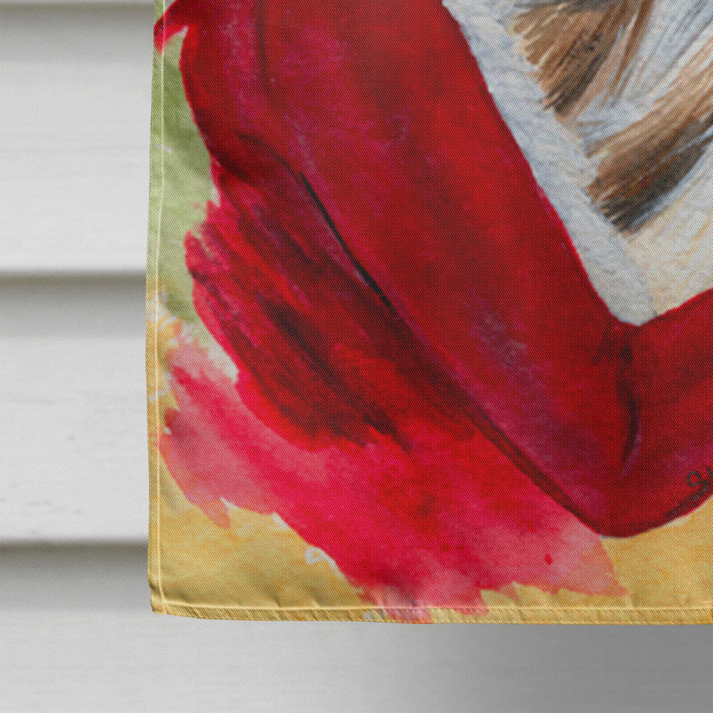 Lady driving with her Shih Tzu House Flag 28x40 Porch Sleeve Pole Decorative Outside Yard Banner Artwork Wall Hanging, Polyester