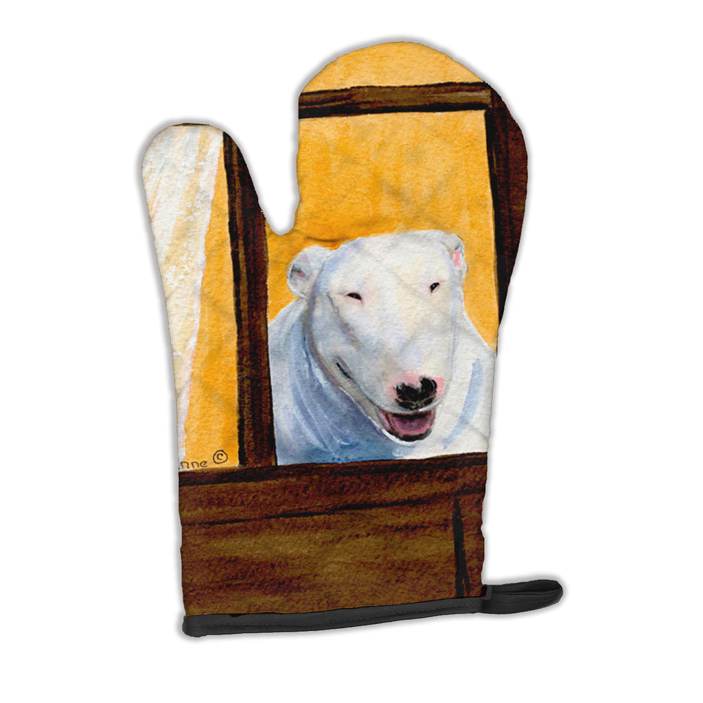 Bull Terrier Oven Mitt Heat Resistant Thick Oven Mitt for Hot Pans and Oven, Kitchen Mitt Protect Hands, Cooking Baking Glove